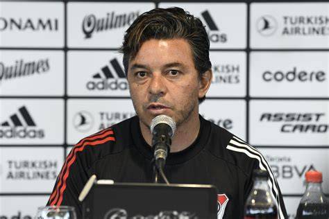 Marcelo Gallardo en conferencia de prensa