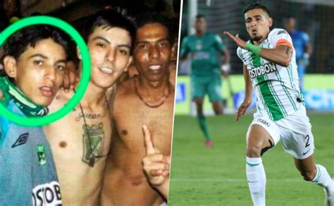 Daniel Muñoz como barrista de Atlético Nacional