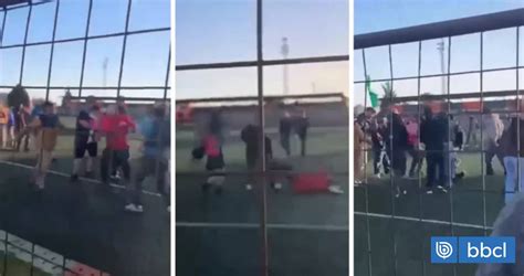 Partido de fútbol infantil en Nueva Imperial