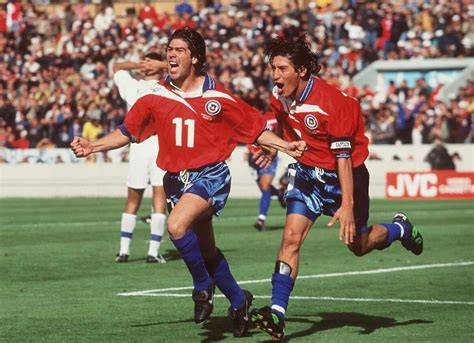 Iván Zamorano cabezazo contra Italia 1998