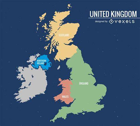 Mapa futbolístico del Reino Unido