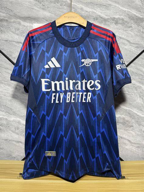 camisa azul del Arsenal versión jugador