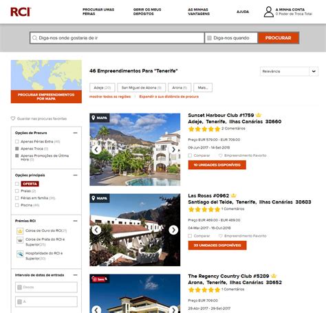 Intercambio de puntos RCI por hospedaje mundial
