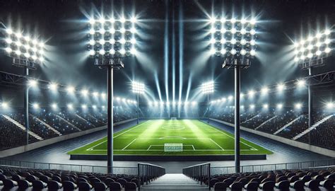 Iluminación LED en cancha nocturna