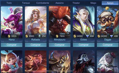 Comparativa de campeones de LoL y héroes de Mobile Legends