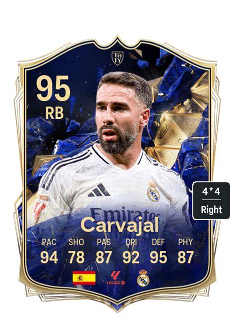 Carvajal FIFA 17 carta PNG