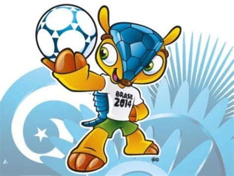 Fuleco armadillo mascota Mundial 2014