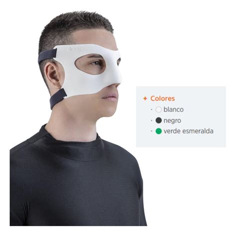 protector nasal blando para rugby