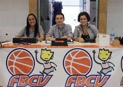 mesa de control partido baloncesto