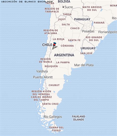 Mapa de ubicación Blanco Encalada Santiago