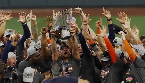 Astros celebran título de Serie Mundial