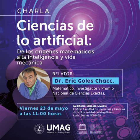 Eric Goles en charla científica