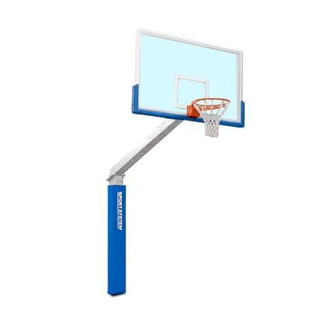 aro de básquetbol fijo con tablero