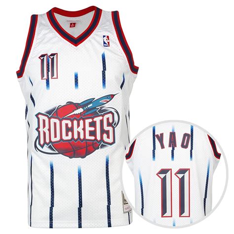 Yao Ming con camiseta de Houston Rockets