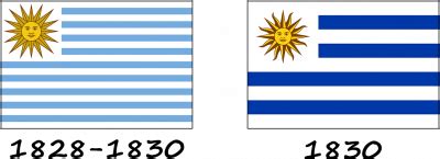 Primera bandera uruguaya de 1828