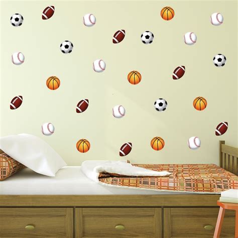 Habitación infantil decorada con baloncesto