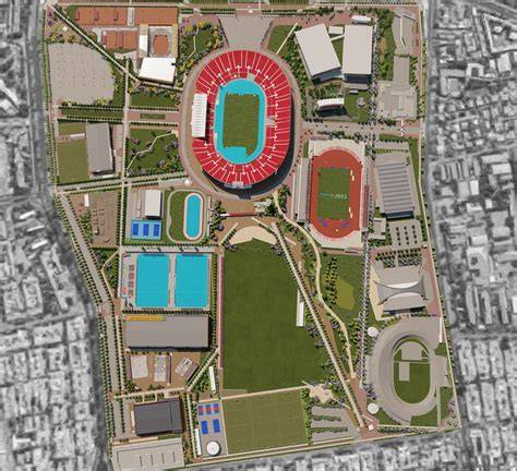 Mapa de alojamientos cerca Estadio Nacional