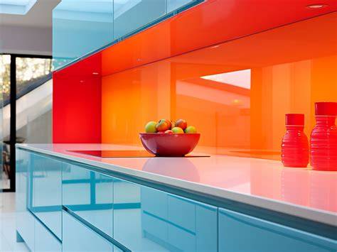 Superficies de cocina limpias y brillantes