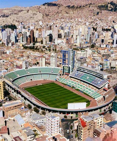 Estadio de La Paz y altura boliviana