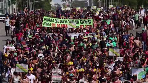 Protestas en Brasil por la Copa América