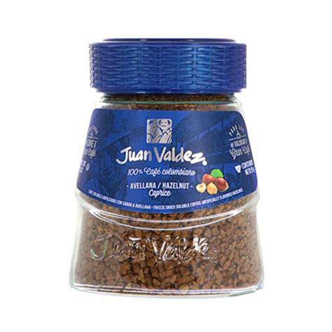 Frasco de café instantáneo sabor avellana