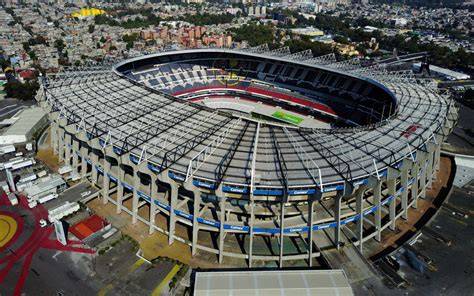 Arquitectura brutalista del Estadio Azteca