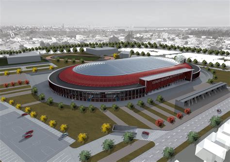 Proyecto de estadio de fútbol techado