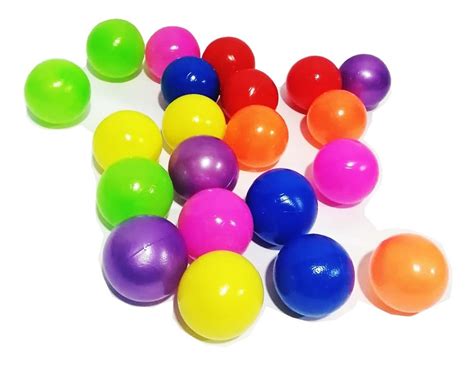 Pelotas plásticas pequeñas de colores