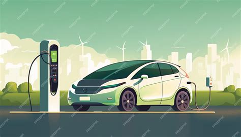 Vehículo Ford eléctrico y estación de carga