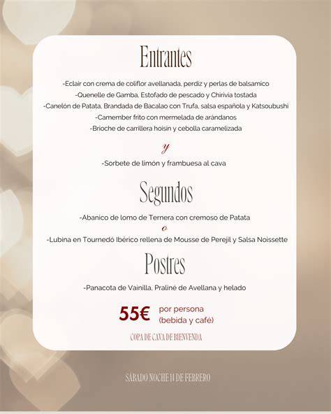 Menú de Paloma en la final culinaria