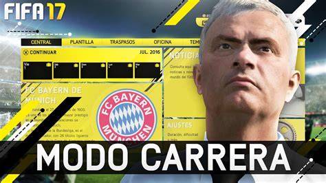 panel de objetivos del modo Carrera FIFA 17