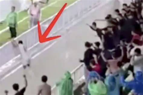 Anderson Lopes cae en foso durante celebración