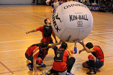Reglas del balón tocado en Kin-Ball