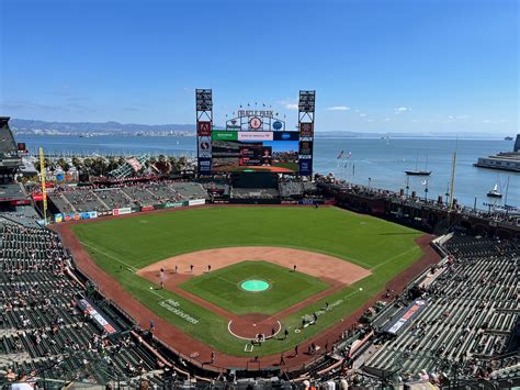 Interior de Oracle Park durante un recorrido