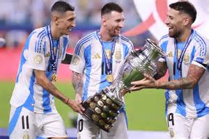Messi y selección argentina Copa América