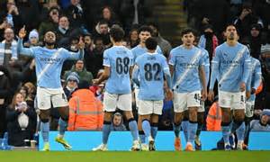 Manchester City celebra goleada en Etihad