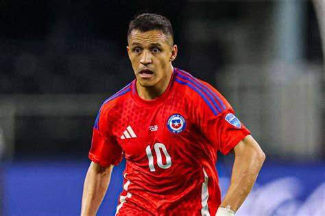 Alexis Sánchez con la selección chilena
