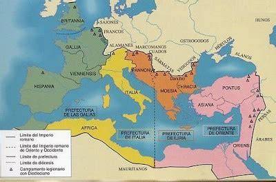 División administrativa Imperio romano Diocleciano