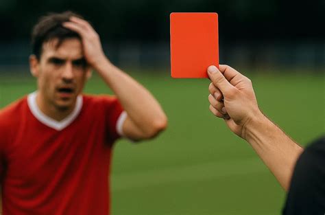 Tarjeta roja y disciplina en fútbol amateur