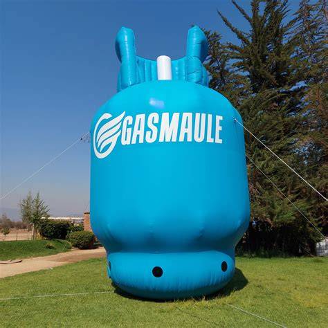 Balón de gas inflable alargado publicitario