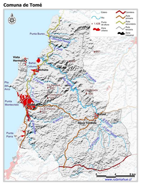 Mapa laboral de Tomé y Concepción
