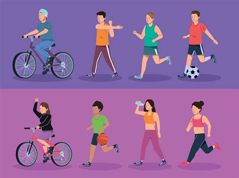 Personas practicando deporte en Iquique