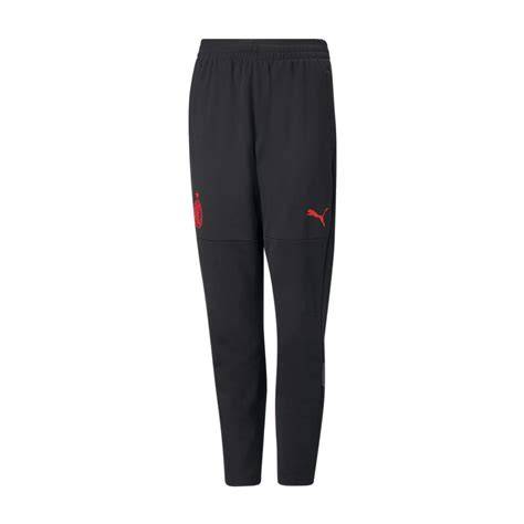 pantalón AC Milan negro líneas doradas
