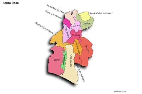Mapa de ubicación Santa Rosa La Pintana