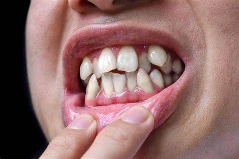 Comparación entre dientes alineados y apiñados