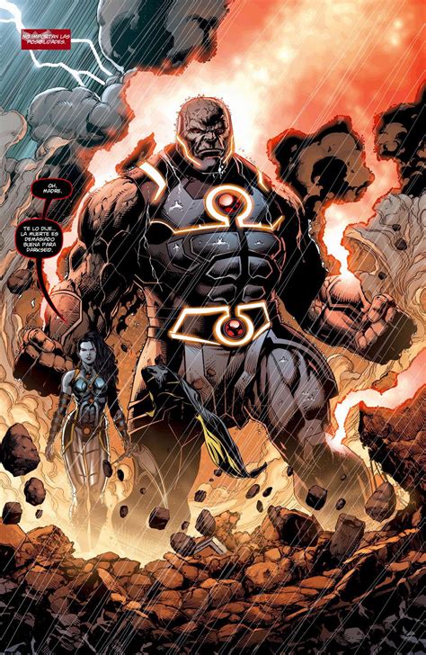 Darkseid contra Antimonitor en la Tierra