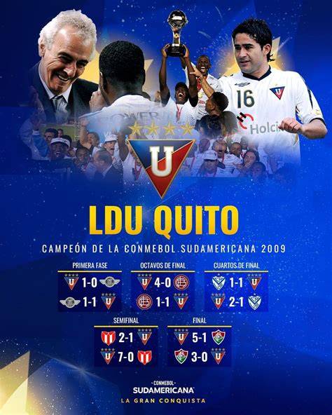 Celebración Liga Quito Copa Sudamericana 2009