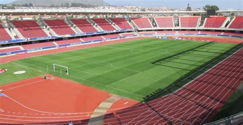 Estadio La Portada preparado para Chile Haití