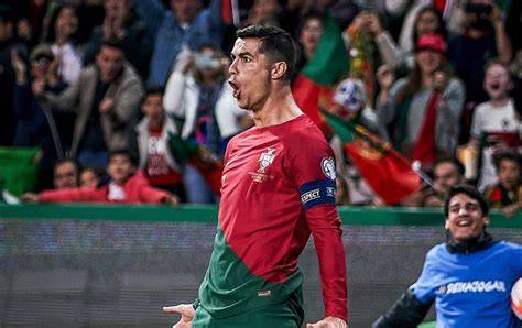 Cristiano Ronaldo celebrando un gol con Portugal