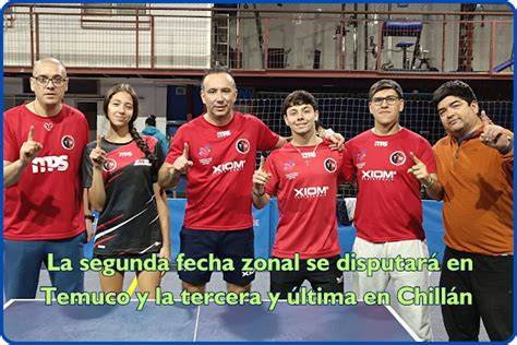 Equipo de tenis de mesa Chillán Viejo campeón